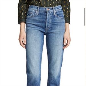 MOTHER "The Tomcat" Ultra High-Rise Straight Jeans
